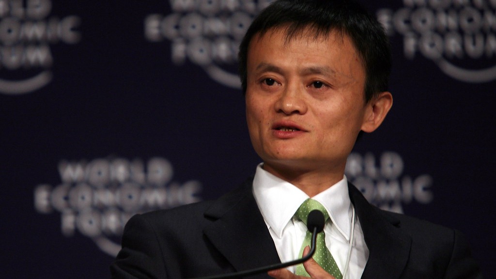How much does jack ma own alibaba?
