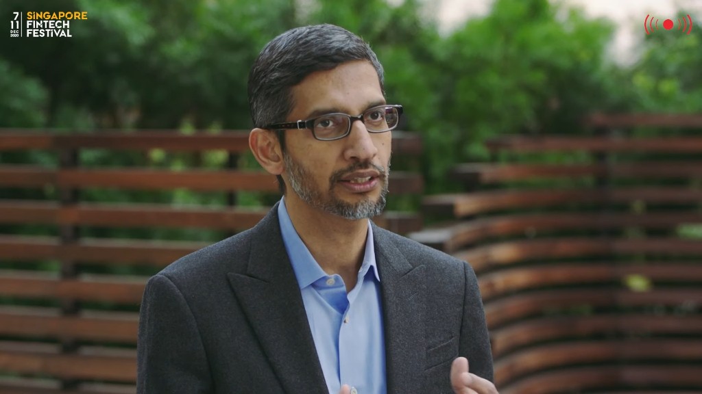 What does sundar pichai do with his salary?