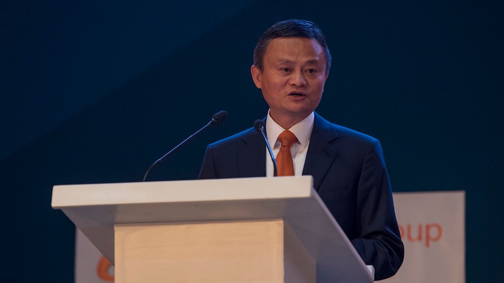What did jack ma do with his shares in alibaba?